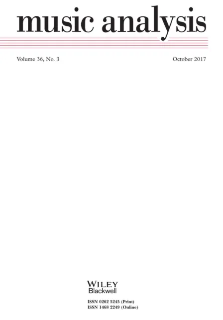 “Linear and Linguistic Syntax in ‘O kühler Wald’ (Brahms, Opus 72, No. 3)” Music Analysis, 36/3