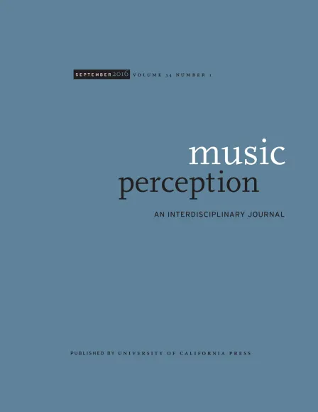 “Repetition and Prominence: The Probabilistic Structure of Melodic and Non-Melodic Lines”  Music Perception, 39/1